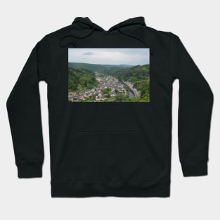 A town tucked in the mountains Hoodie